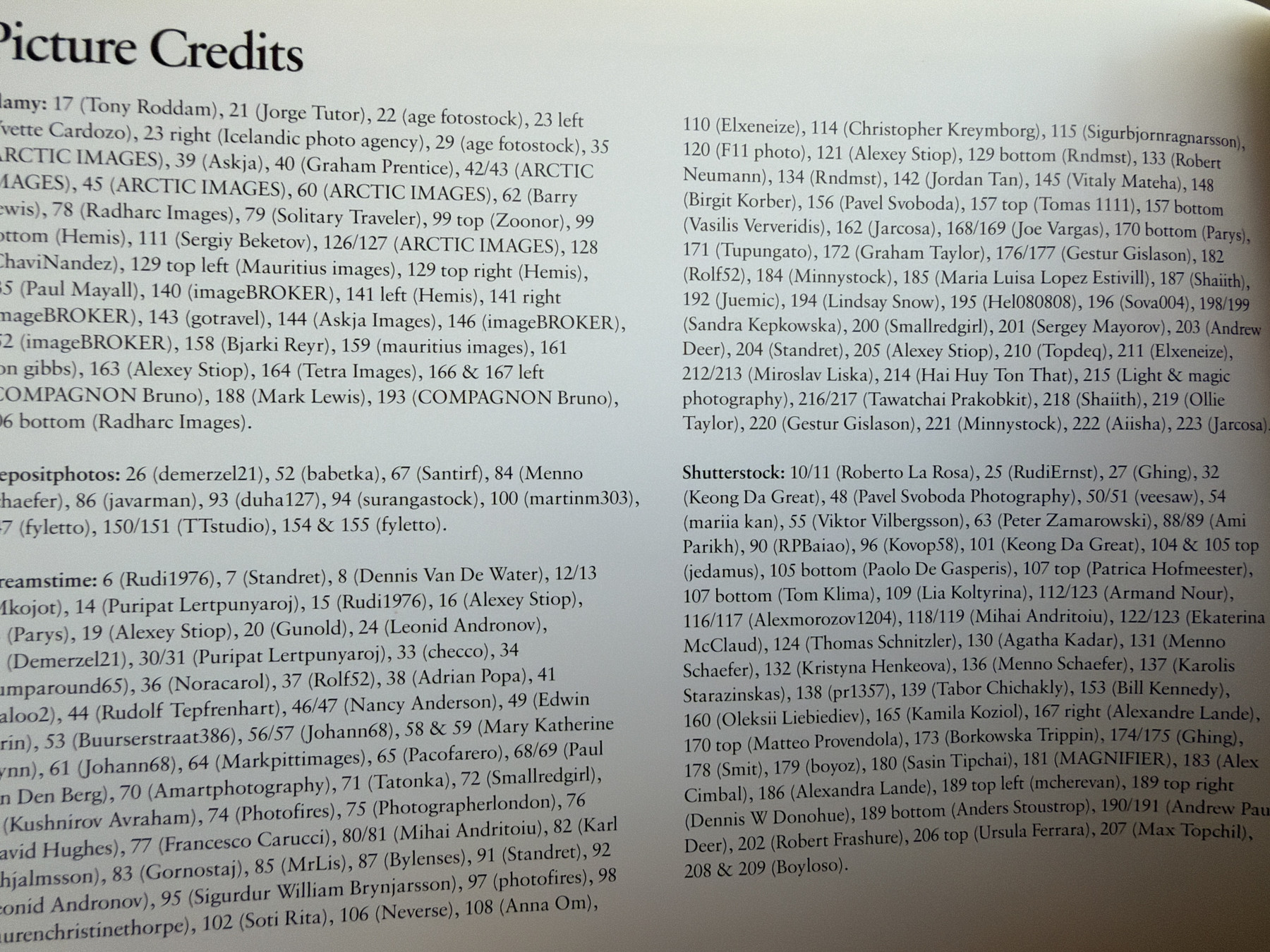 Stock photo credits in the back of the book Iceland by Chris McNab.