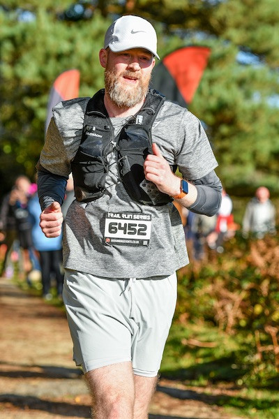 Darren, running the New Forest Half Marathon