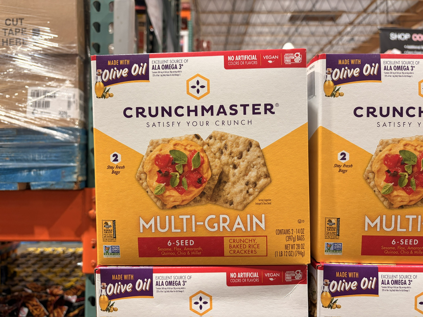 CRUNCHMASTER crackers. Multi-grain.