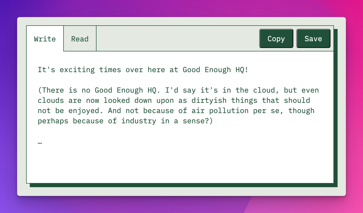 How We Built Quack (Beta) - Good Enough