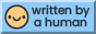 Written by a human