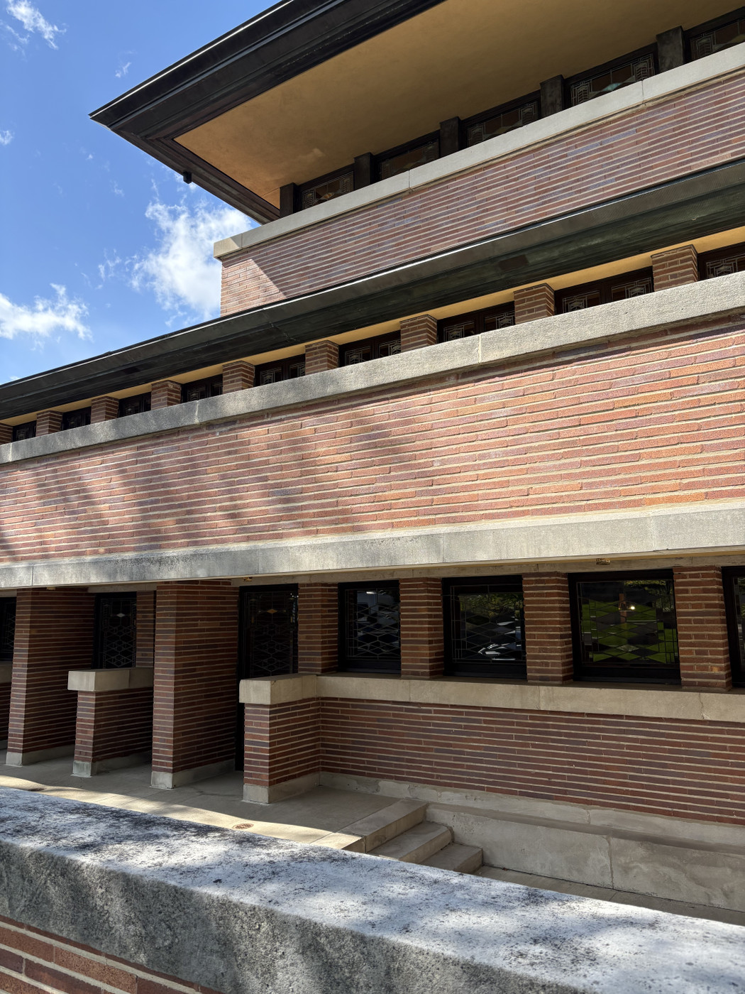 Exterior of Frank Lloyd Wright’s Robie House