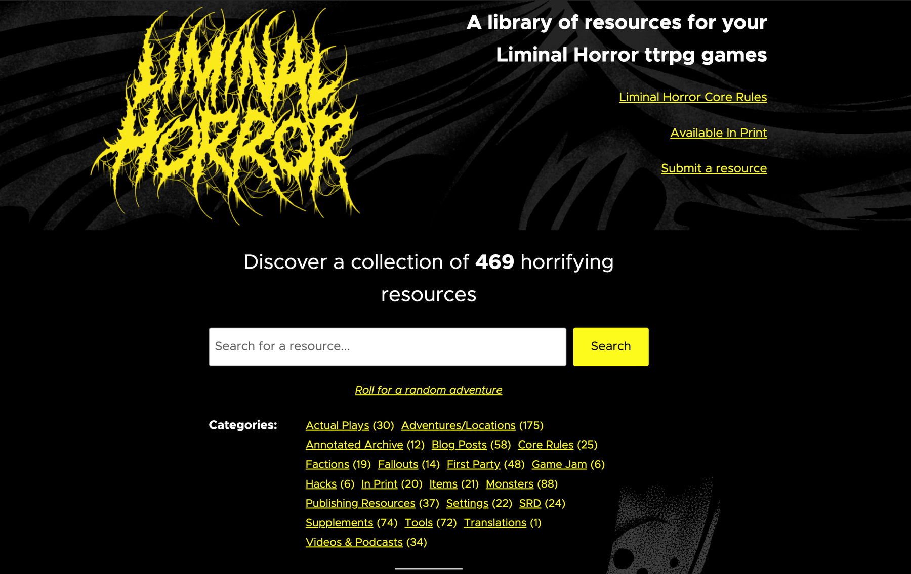 Black Friday Liminal Horror Sales! - Liminal Horror Newsletter
