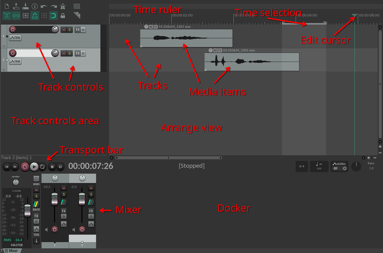 REAPER Podcast Editing Tips - Part 1: Getting Started - Tangents ⤳
