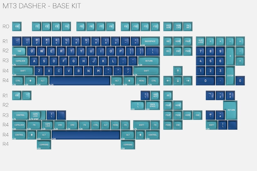 GMMK Pro build, with MT3 Dasher keycaps - Notes from the Burrow