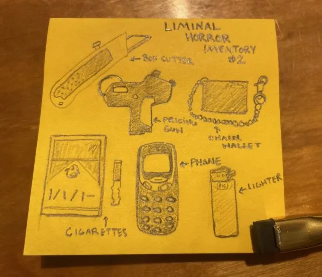 Inventory Card System For Liminal Horror - Liminal Horror Newsletter