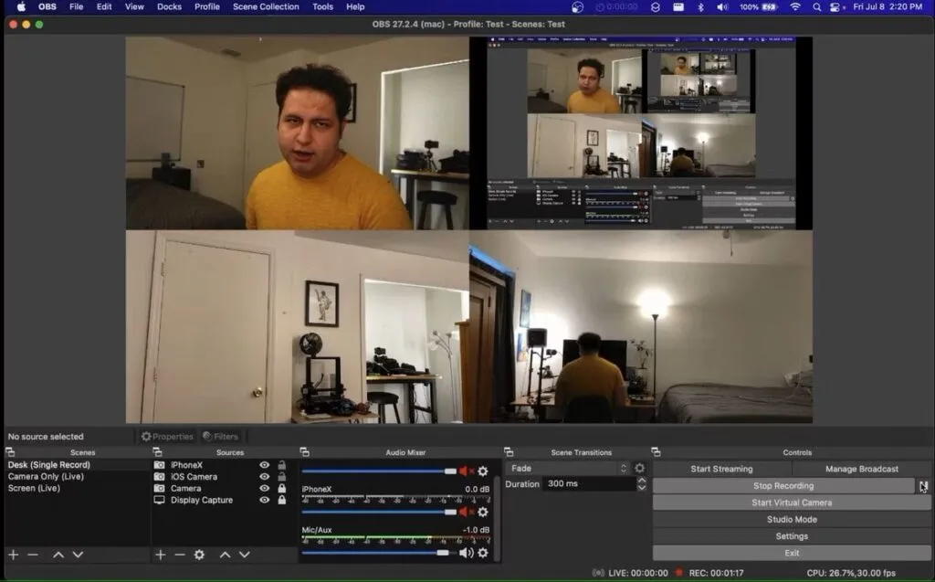 Multi-cam recording setup on a budget - Hackbatch