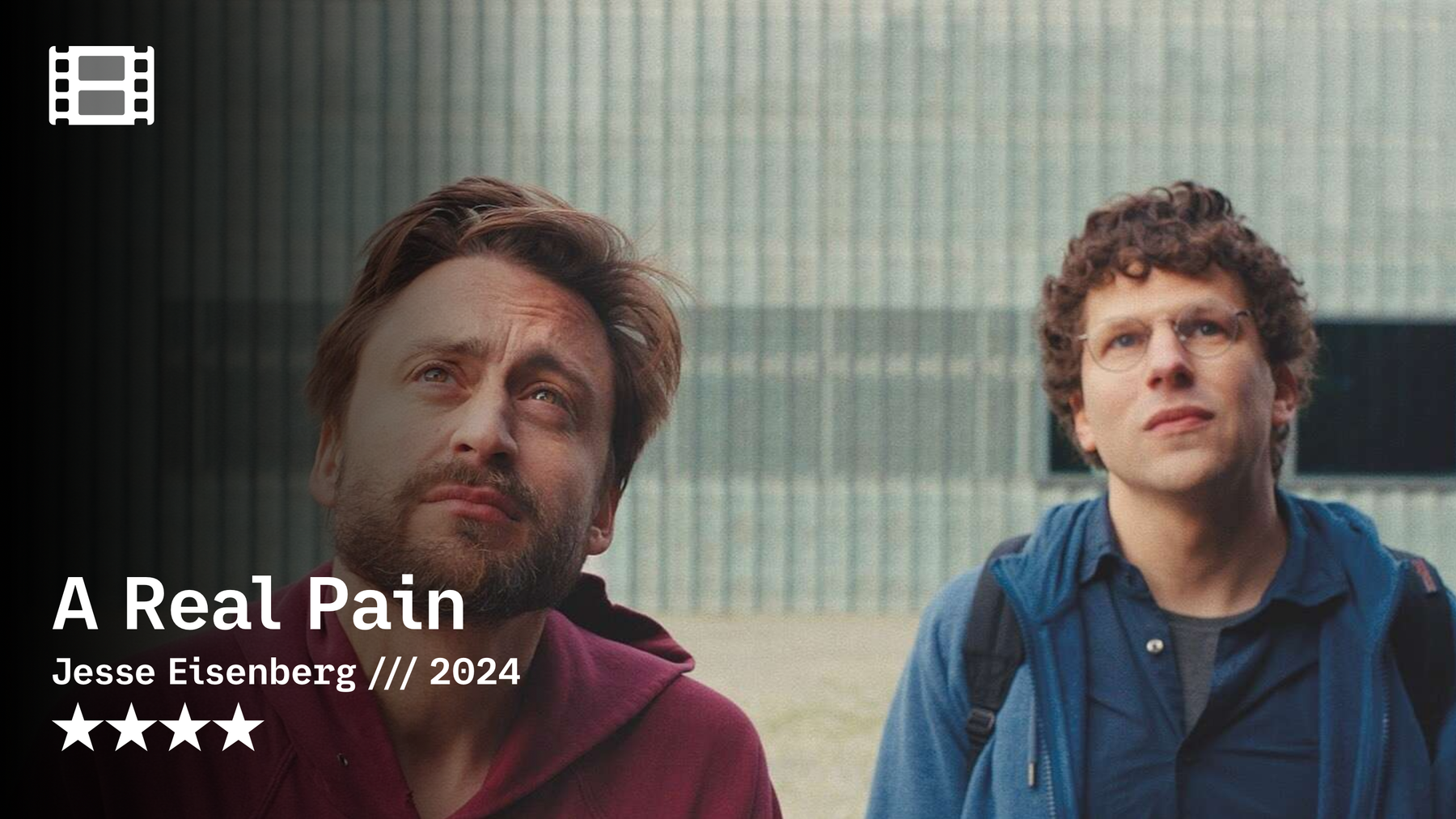🎥 A Real Pain - a humdrum life