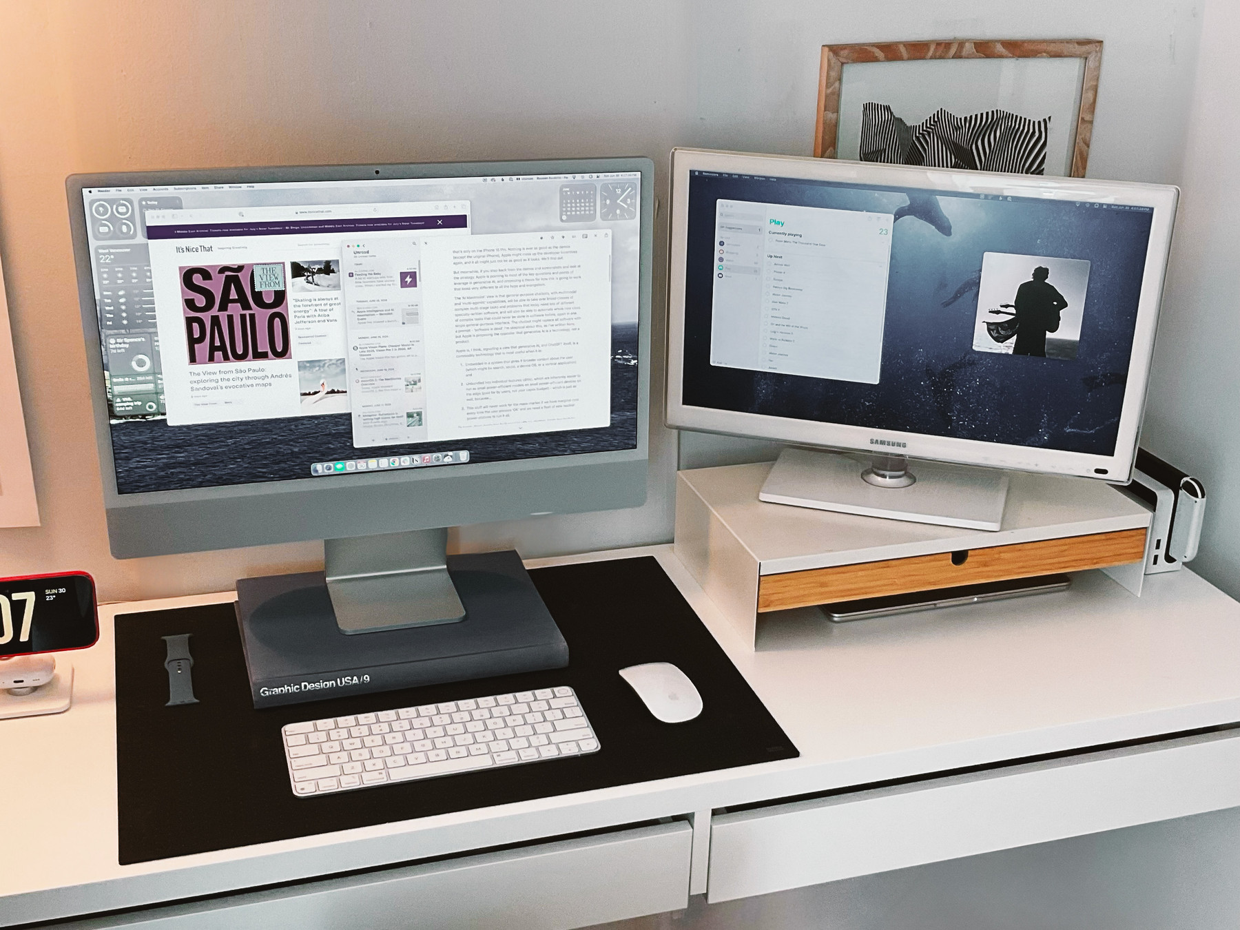 The pre-Vision Pro desk setup - Gary's Blog